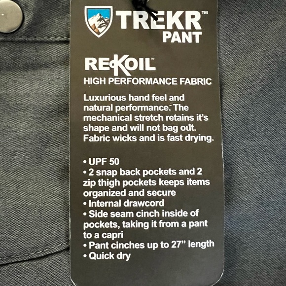TREKR™ PANT 10 Regular charcoal - Picture 5 of 7
